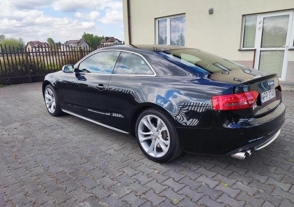 Audi S5 cena 64000 przebieg: 195000, rok produkcji 2009 z Szepietowo małe 352